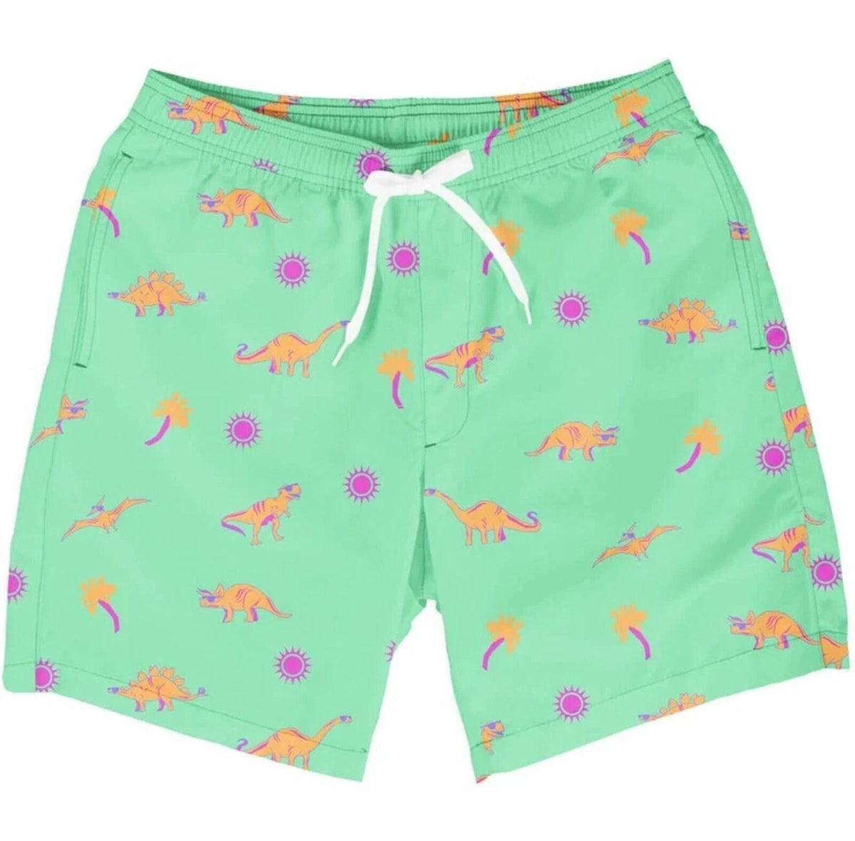 NWT Tipsy Elves Dinosaur Desert Swim Trunks Size XXL