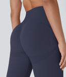 NWT Halara OneForm Seamless Flow High Waisted Ruched 7/8 Leggings Size Small