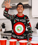NWT Tipsy Elves Men's Drinking Game Ugly Christmas Sweater Size Large
