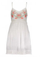 NWT Guadalupe Camelia White Mini Dress Women's Small