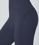 NWT Halara OneForm Seamless Flow High Waisted Ruched 7/8 Leggings Size Small