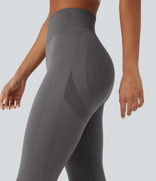 NWT Halara Seamless Flow High Waisted Booty Scrunch Leggings Size Medium 7/8
