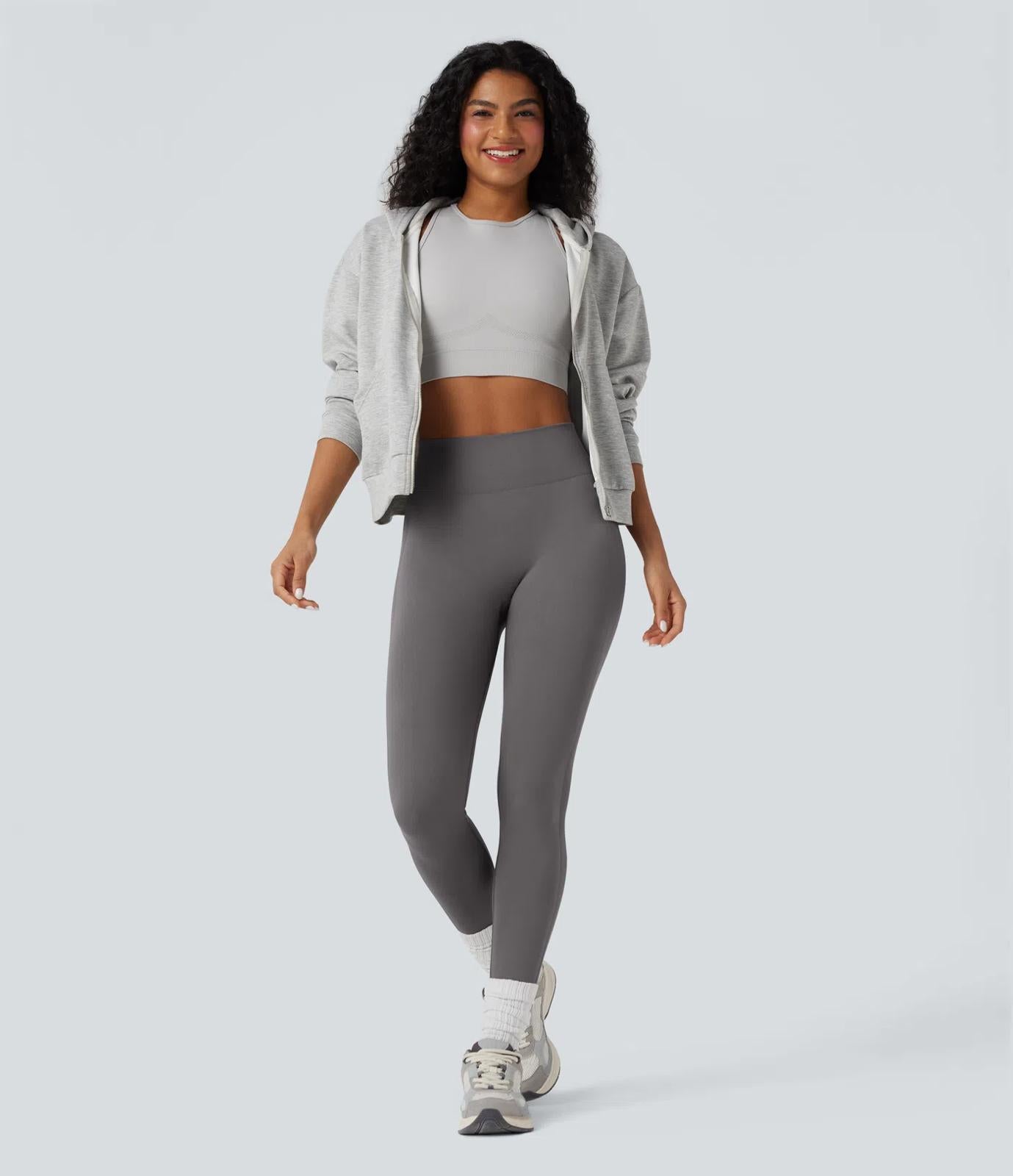NWT Halara Seamless Flow High Waisted Booty Scrunch Leggings Size Medium 7/8