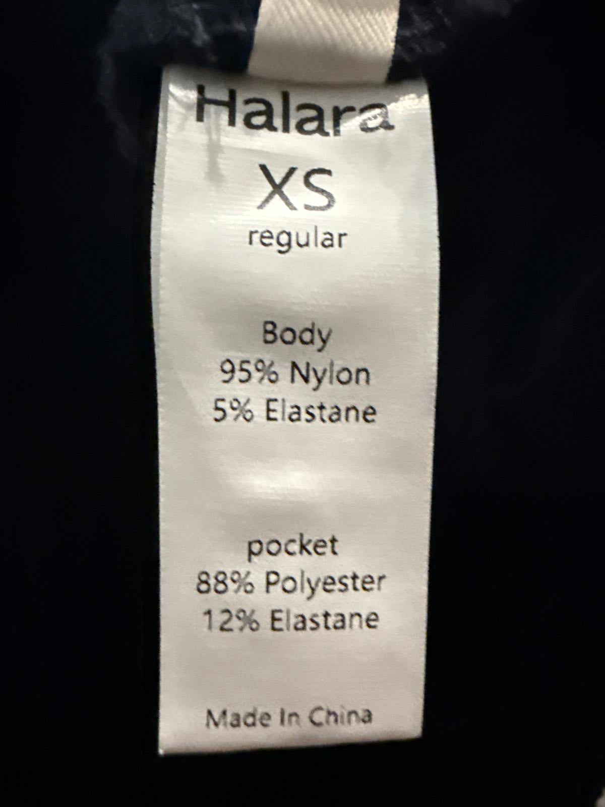 NWT Halara Black Utility Cargo Skort Zip Front Pocketed Women’s Size XS