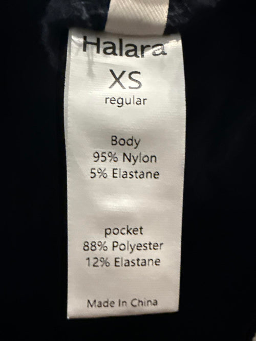 NWT Halara Black Utility Cargo Skort Zip Front Pocketed Women’s Size XS