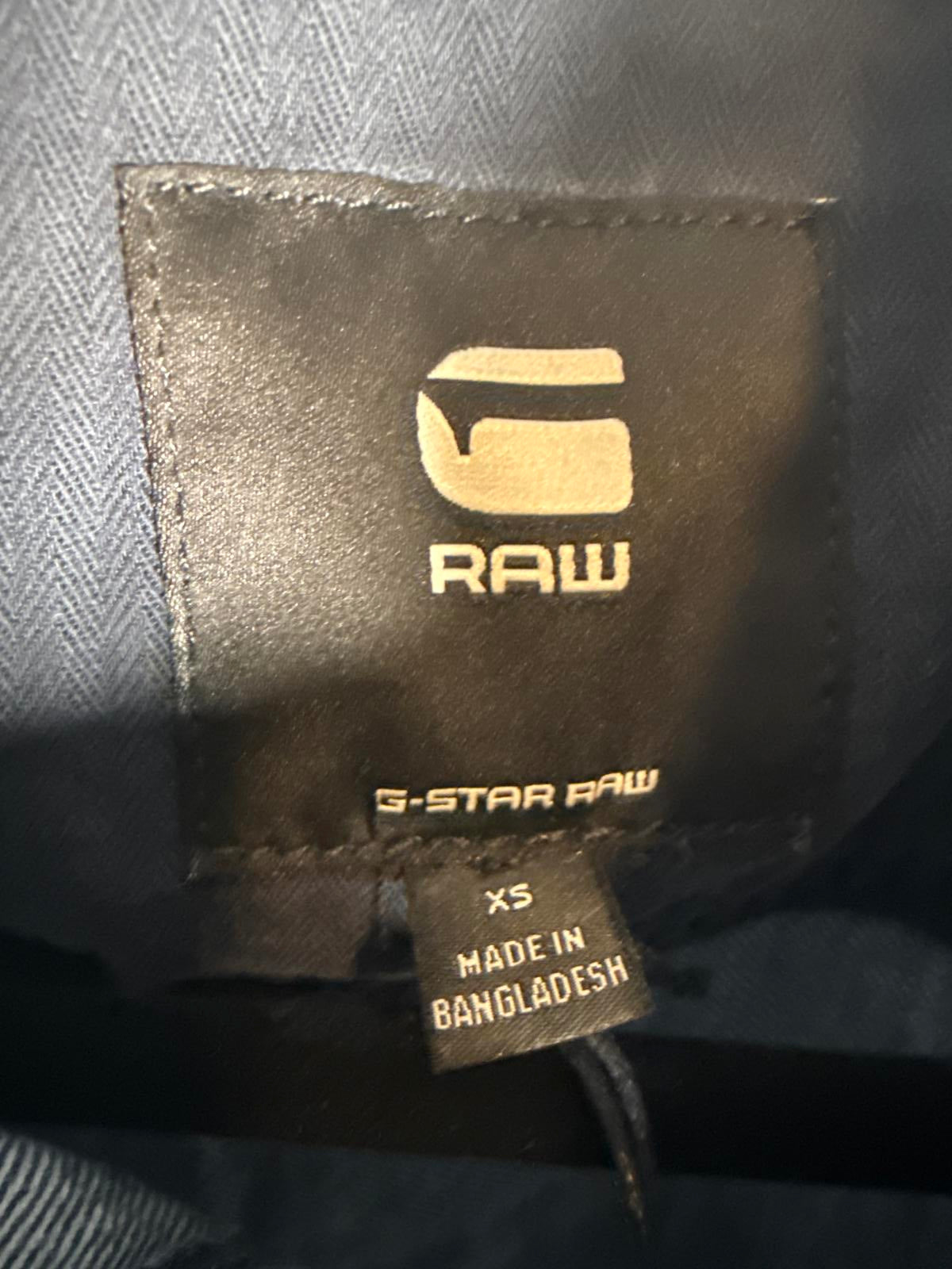NWT G-Star RAW Women’s Relaxed Denim Jacket Faded Cliffside Blue Size XS