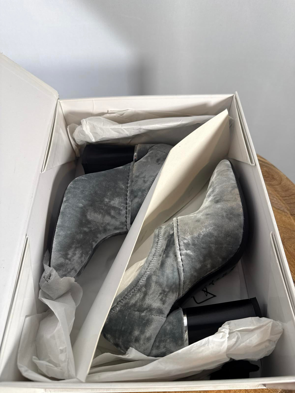 3.1 Phillip Lim Kyoto Stretch Velvet Ankle Boots Women’s EU 36 US 6 NWB