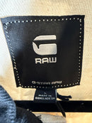 NWT G-Star RAW Arc 3D Denim Jacket PM Women’s Ecru Raw Denim Size Large