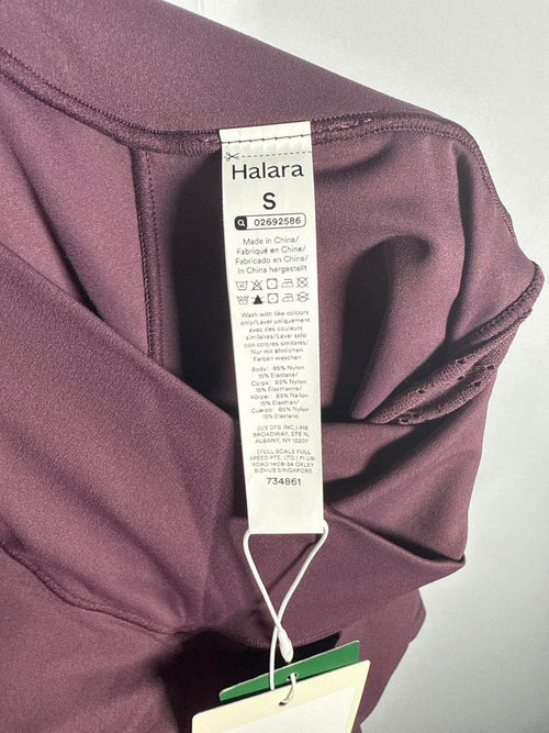 NWT Halara Women's SoftlyZero Activewear Shorts Purple Size Small