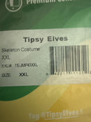 NWT Tipsy Elves Men's Halloween Skeleton Costume Size XXL