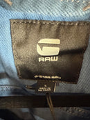 NWT G-Star RAW Women’s Oversized Denim Jacket Sea Blue Vintage Wash Size Large