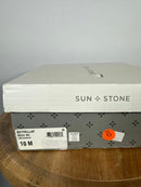 NWB Sun Stone Estrella Blush Faux Suede Platform Pumps Women's Size 10