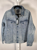 NWT G-Star RAW Women’s Oversized Western Denim Jacket Sun Faded Blue Size Small