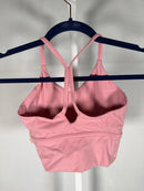 NWT Halara Lilac Blush V-Neck Sports Bra Active Top Size XS/7