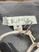 NWT Revolve By Z Supply Charcoal Gray Ruffle Maxi Dress Size Medium