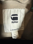 NWT G-Star RAW Arc Jacket Women’s Short Sleeve Stretch Canvas Beige Size Large