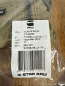 NWT G-Star RAW Women’s Worker Radar Green Dungaree Overalls Size 25
