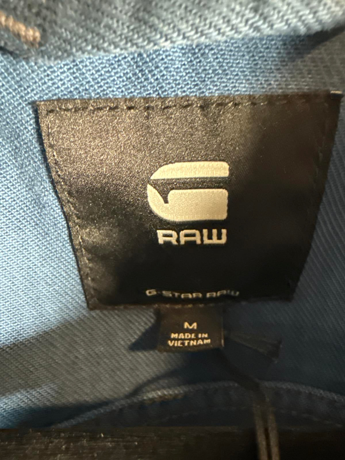 NWT G-Star RAW Women’s Oversized Denim Jacket Sea Blue Vintage Wash Size Medium