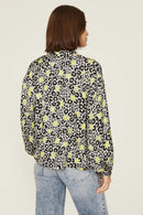 The Kooples Floral Tie Neck Blouse 100% Viscose US Size Medium / FR 2 NWT $255