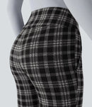 NWT Halara Flex™ High Waisted Houndstooth Plaid Skinny Work Pants Size XS