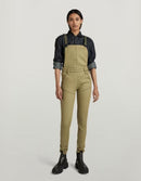 NWT G-Star RAW Women’s Worker Radar Green Dungaree Overalls Size 25