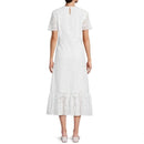 The Kooples Embroidered Eyelet White Maxi Dress US Small / FR 1 NWT $445
