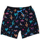 NWT Tipsy Elves Midnight Fiesta Stretch Swim Trunks Size Large