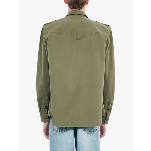 The Kooples Khaki Officer Style Shirt Jacket Men’s Size Small NWT MRSP $395