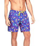 NWT Tipsy Elves Grease Lightning Stretch Swim Trunks Size Medium