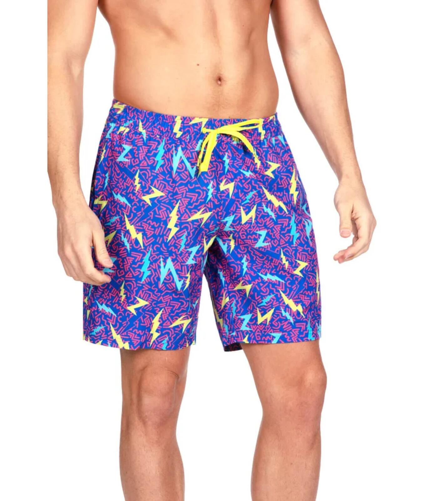 NWT Tipsy Elves Grease Lightning Stretch Swim Trunks Size Medium
