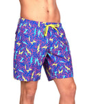 NWT Tipsy Elves Grease Lightning Stretch Swim Trunks Size Medium