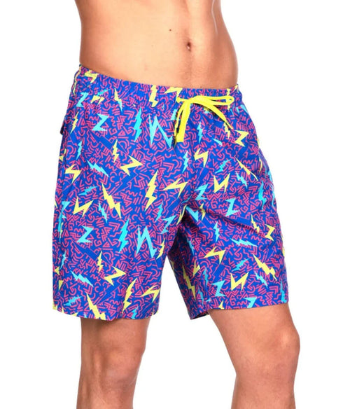 NWT Tipsy Elves Grease Lightning Stretch Swim Trunks Size Medium