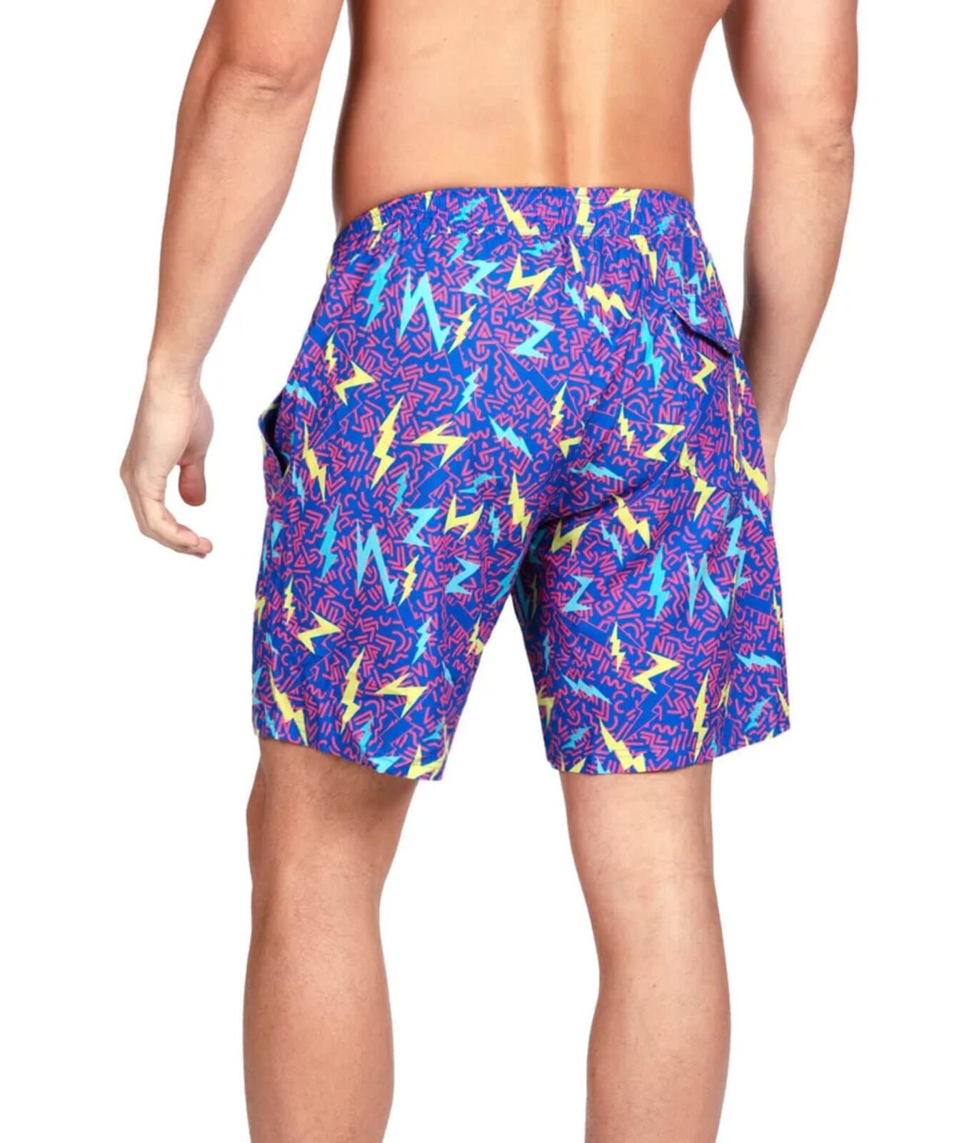 NWT Tipsy Elves Grease Lightning Stretch Swim Trunks Size Medium