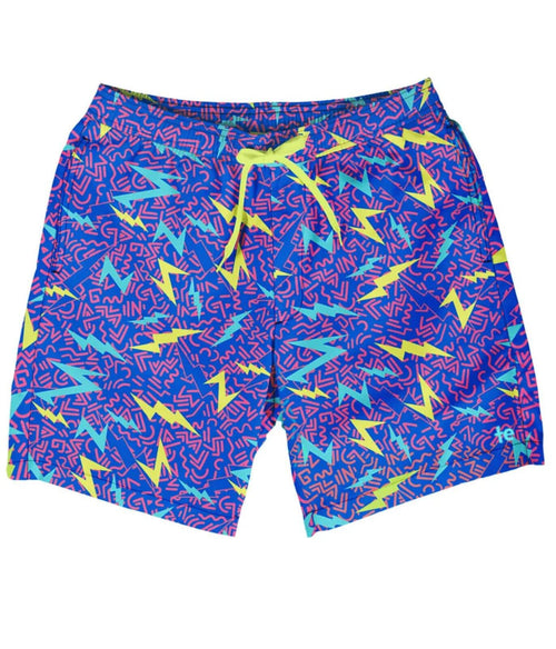 NWT Tipsy Elves Grease Lightning Stretch Swim Trunks Size Medium