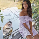 NWT Lost + Wander Lilac Puff Sleeve Mini Dress XS