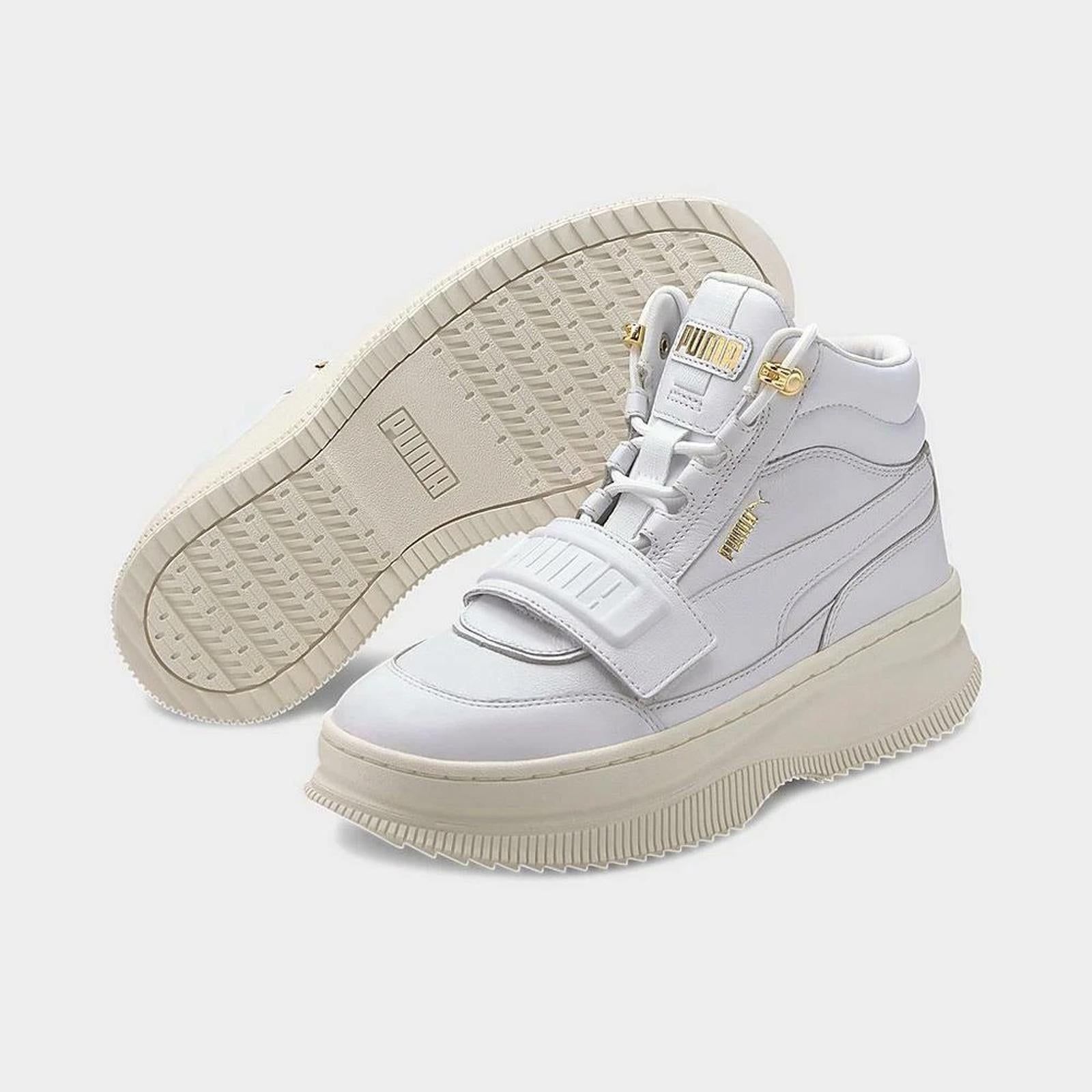 NWB Puma Deva Boot Women's White Lifestyle Sneakers Shoes Size 6