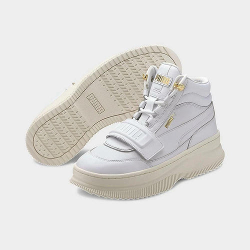 NWB Puma Deva Boot Women's White Lifestyle Sneakers Shoes Size 6