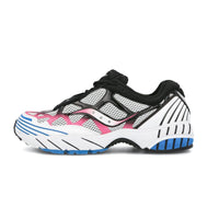 Saucony Grid Web Unisex Sneakers White Pink Blue Women’s 8 (Men’s 6) NWB