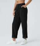 NWT Halara Mid Rise Zipper Pocket Corduroy Casual Pants Size XS