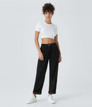 NWT Halara Mid Rise Zipper Pocket Corduroy Casual Pants Size XS