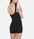 NWT Spiritual Gangster Salem Short Romper Black Size Medium