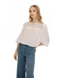 NWT Guadalupe Ulla Light Pink Blouse Size XL