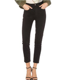 NWT RE/DONE Originals Double Needle Crop Jeans Black Womens Size 25 $240