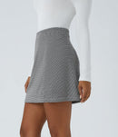 NWT Halara High Waisted 2-in-1 Houndstooth Mini Work Skirt XS