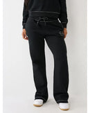 NWT True Religion Big T MR Jogger Sweatpants Jet Black Size Medium 29” Inseam