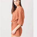 NWT REVOLVE Z Supply Zephyr Romper Brown In Size M